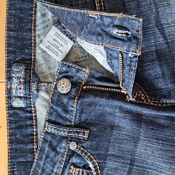 Silver Jeans AIKO Skinny in Dark Wash Blue Denim, Size 27 - Picture 10 of 16